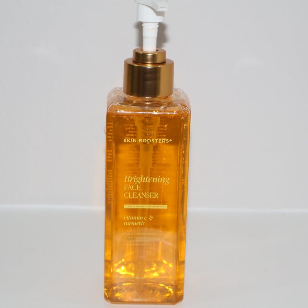 Skin Boosters Brightening Face Cleanser – Vitamin C + Turmeric – New
